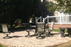 Paver Patio Off Deck