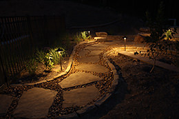 Accent Landscape lighting